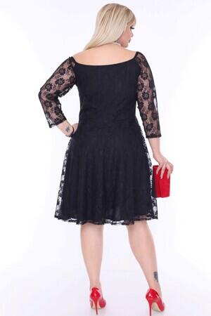 Large Size Collar Full Inner Elastic Evening Dress Graduation Dress PNR8400 - 6