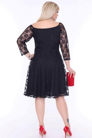 Large Size Collar Full Inner Elastic Evening Dress Graduation Dress PNR8400 - 6