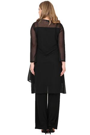 Plus Size Evening Trousers Tunic Suit KL7894 - 4