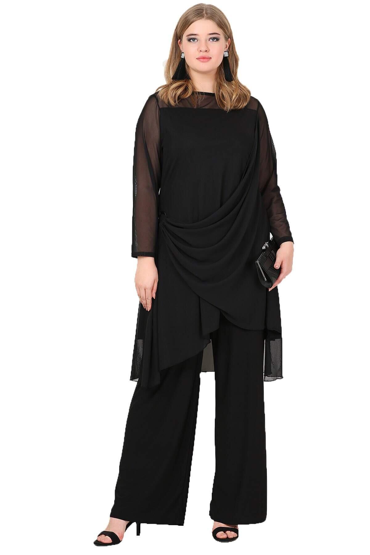 womens plus size evening pantsuits