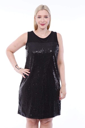 Large Size Sequined Evening Dress KL17090 - 4