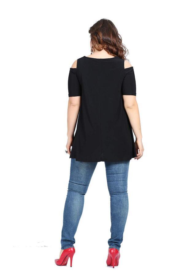 Plus Size Tunic PNR1101B Black - 4