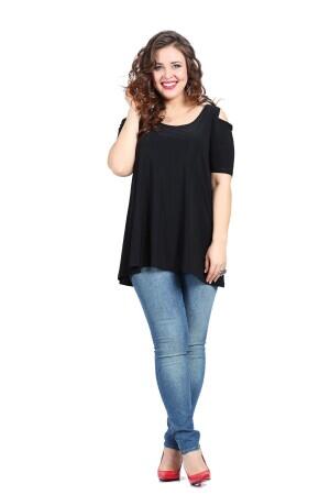 Plus Size Tunic PNR1101B Black - 2