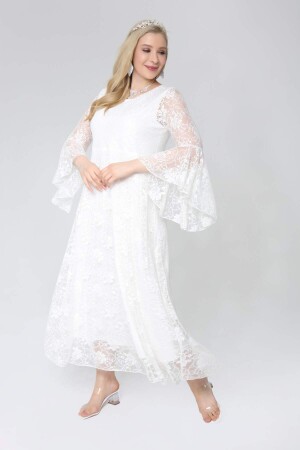 Large Size Wedding and Wedding Dress Lace Dress DD791 - 4