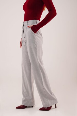 Premium Model Oturtmalı Gri Pantolon - 3
