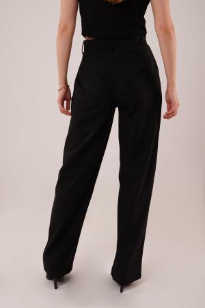 Premium Model Oturtmalı Siyah Pantolon - 3