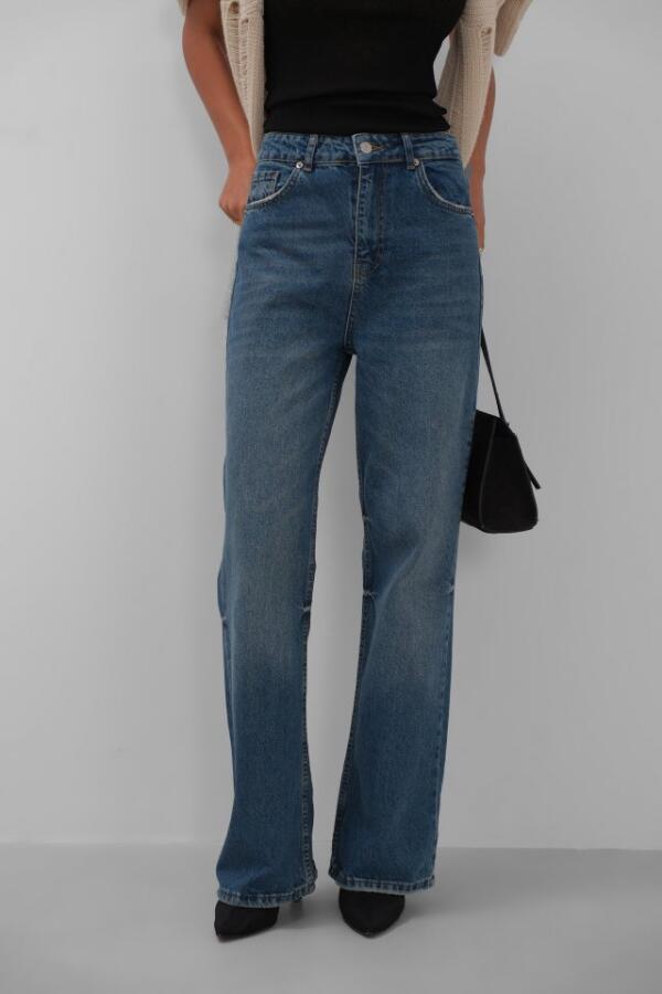 Püskül Paça Detay Jean - 4