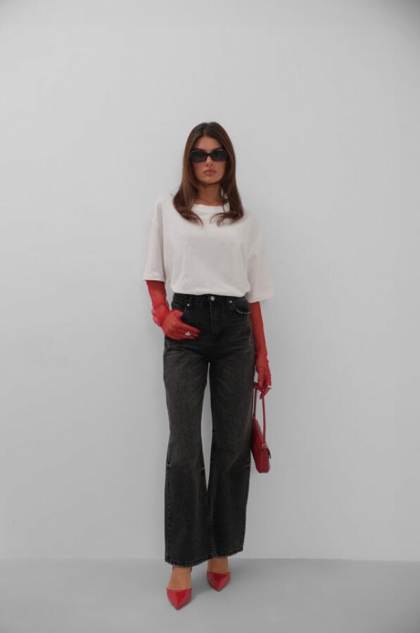 Püskül Paça Detay Jean - 1