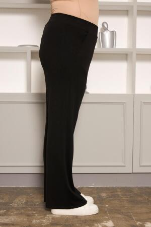 Rahat Kesim Büyük Beden Basic Pantolon Siyah - 3
