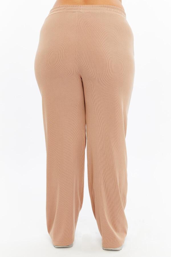 Rahat Kesim Büyük Beden Basic Pantolon Vizon - 5