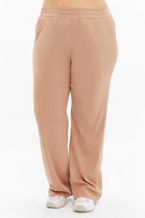 Rahat Kesim Büyük Beden Basic Pantolon Vizon - RMG