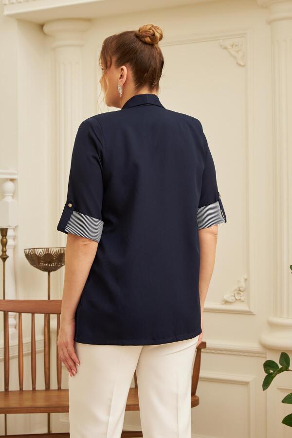 Atlet Ceket Lacivert İkili Takım - 4