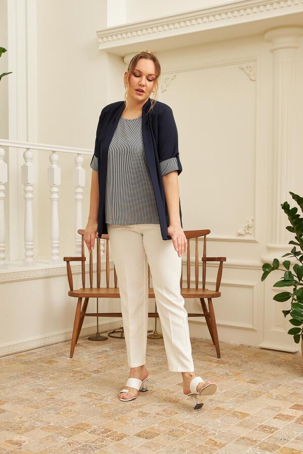 Atlet Ceket Lacivert İkili Takım - 5