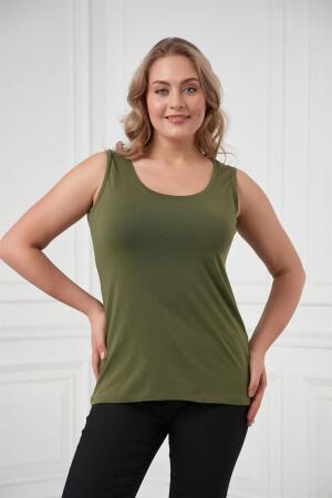 RMG Büyük Beden Haki Atlet - RMG