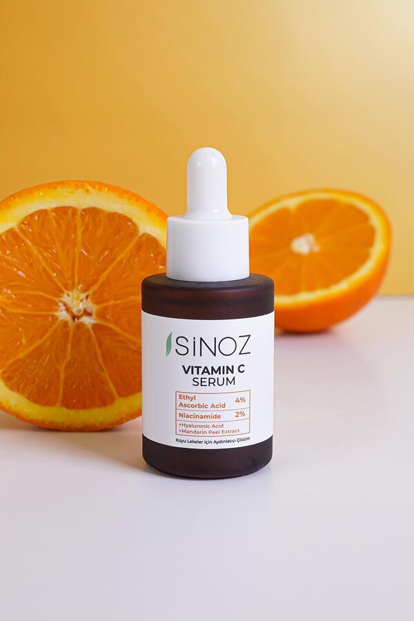 Sinoz Vitamin C %4 + Niacinamide %2 Yüz Serumu 30 ml - 1