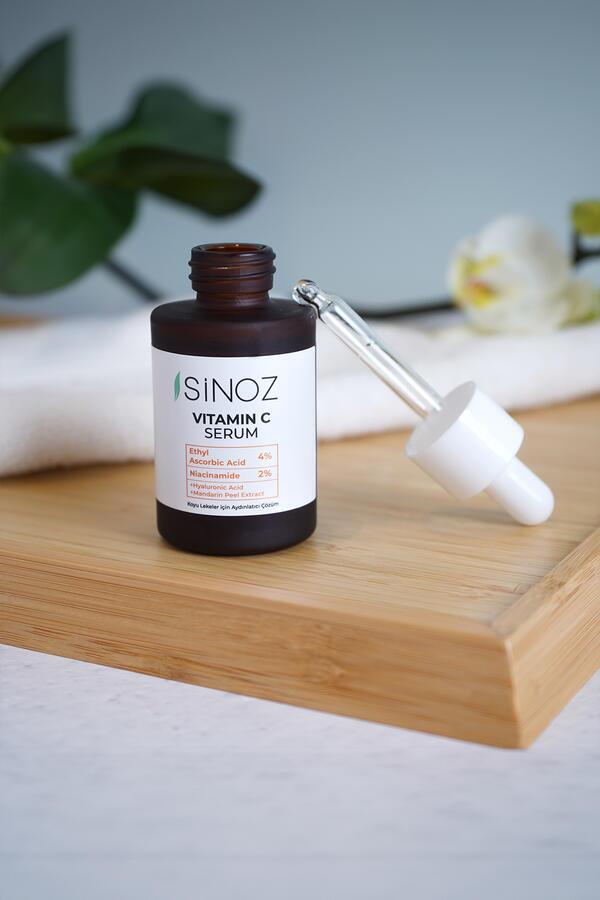 Sinoz Vitamin C %4 + Niacinamide %2 Yüz Serumu 30 ml - 3