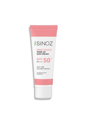 Sinoz SPF 50+ Ton Eşitleyici Pembe Yüz Güneş Kremi PA++++ - 1