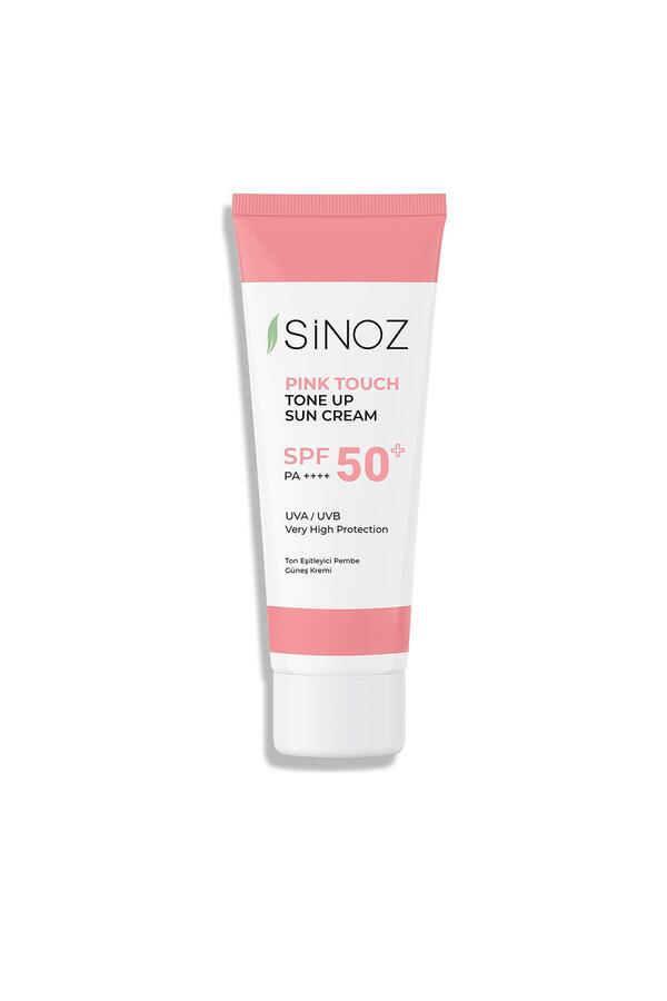 Sinoz SPF 50+ Ton Eşitleyici Pembe Yüz Güneş Kremi PA++++ - 1