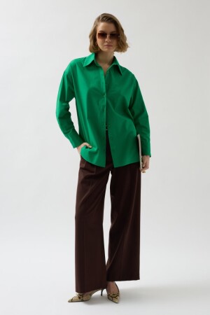 Sırt Dekolteli Bağcıklı Gömlek - ANGELINO BuyukBedeniz (1)