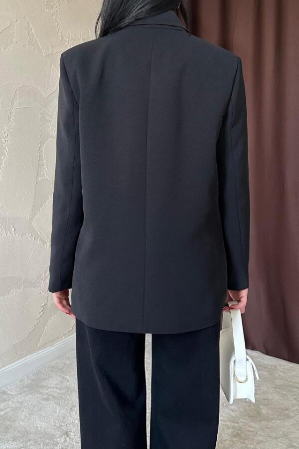 Siyah Blazer Ceket - 4