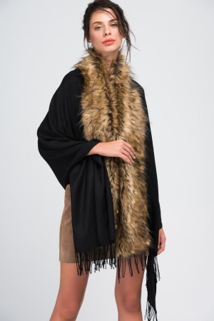 Siyah-Camel Panço NW11387 - Angelino Butik