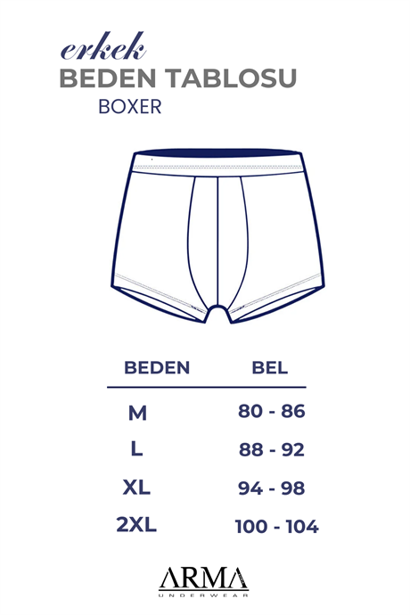 Siyah Erkek Düğmeli Boxer Havlu Bel %100 Pamuk Penye - 3