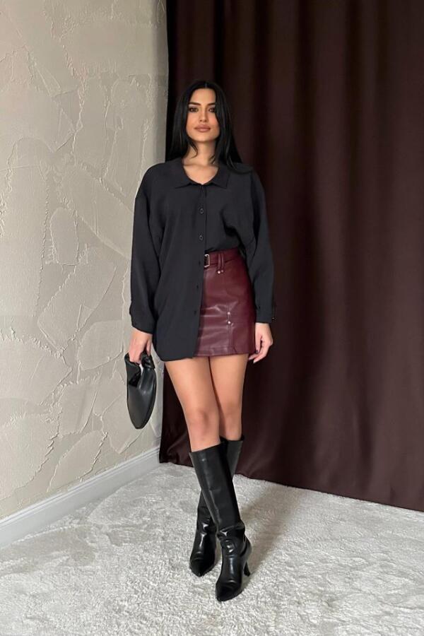Siyah Salaş Gömlek - 2
