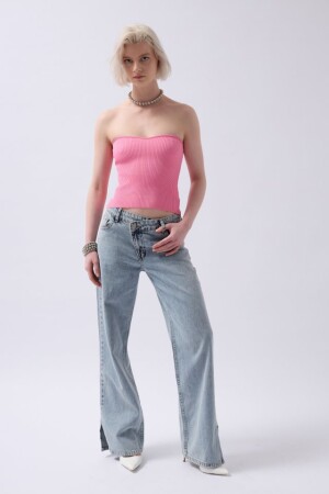 Straplez Dokulu Crop - 1