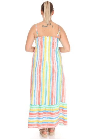 Strappy Rainbow Dress Colorful - 2