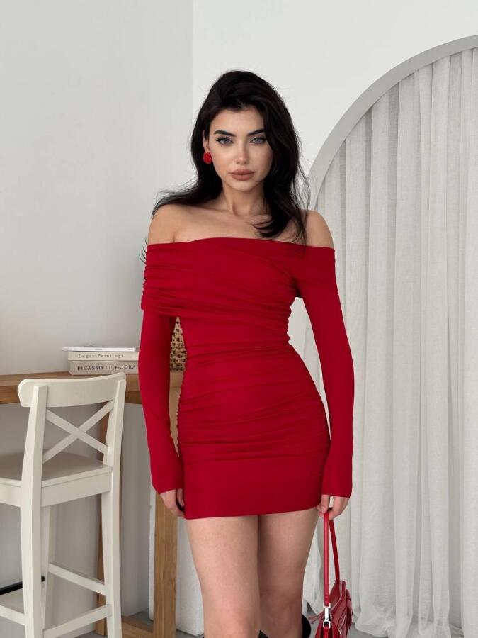 Tefs Straplez Elbise - 1