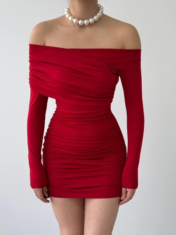 Tefs Straplez Elbise - 2