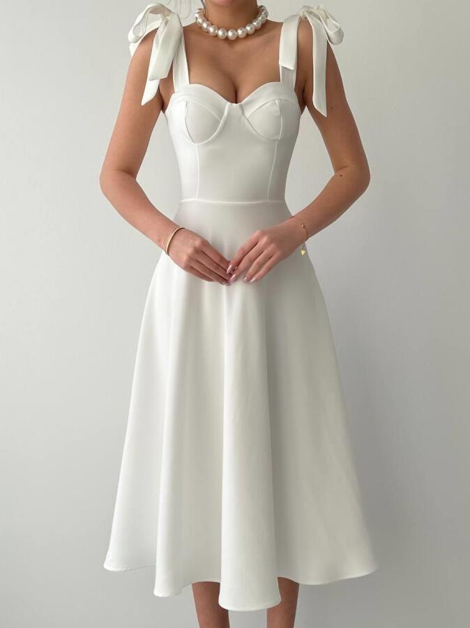 Tiyenna Midi Elbise - 2