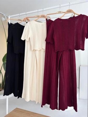 Triko Bluz Pantolon İkili Takım 10084-025 - 11