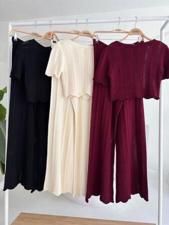 Triko Bluz Pantolon İkili Takım 10084-025 - 12