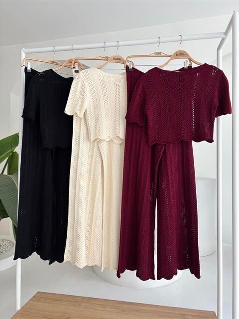 Triko Bluz Pantolon İkili Takım 10084-025 - 9