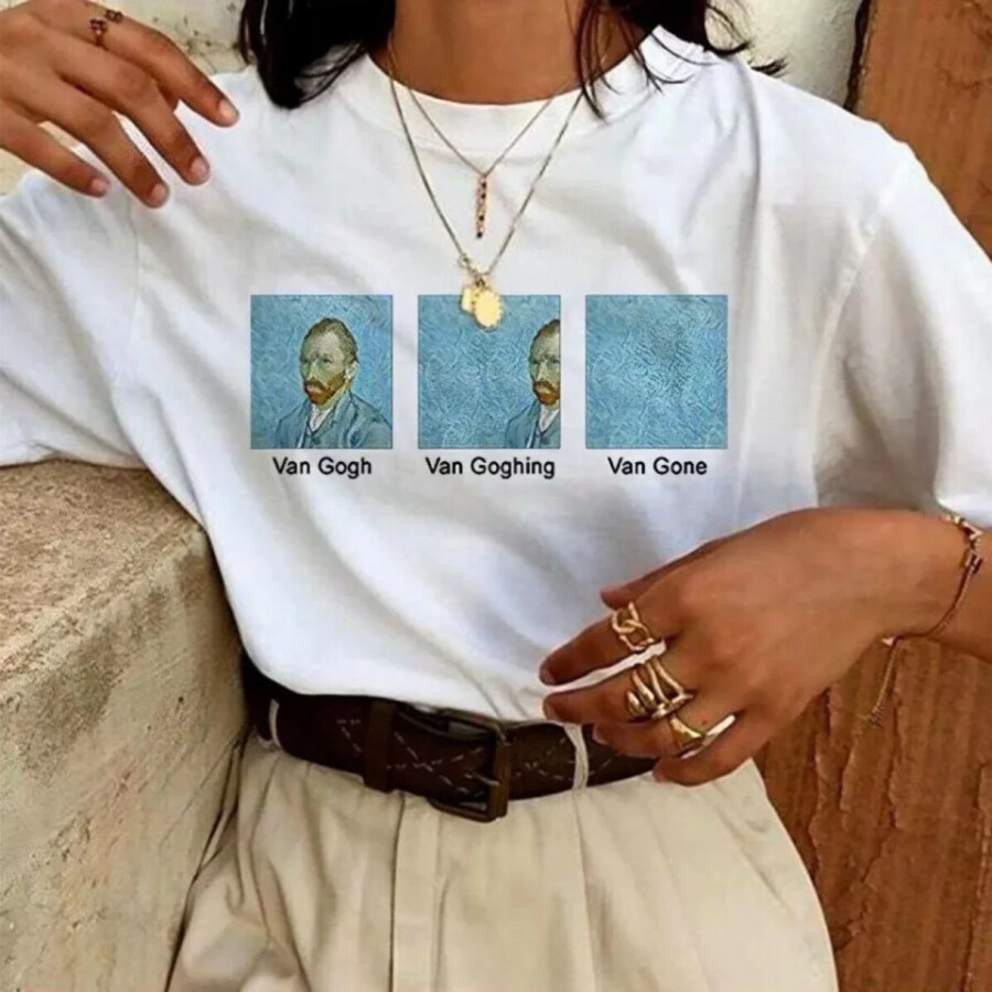 Unisex Baskılı Oversize T-Shirt - Beyaz - ANGELINO BuyukBedeniz