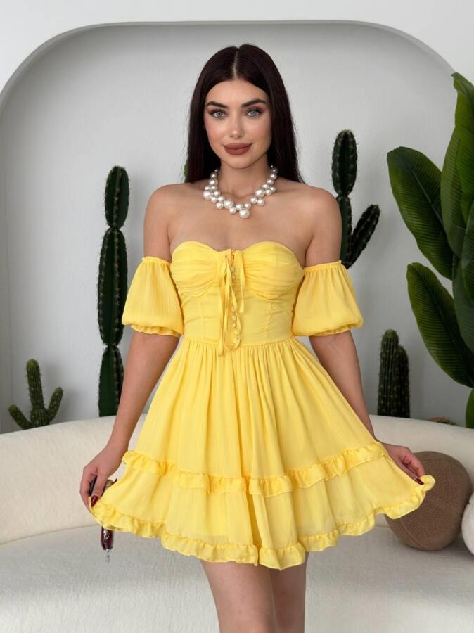 Vingo Mini Elbise - 5