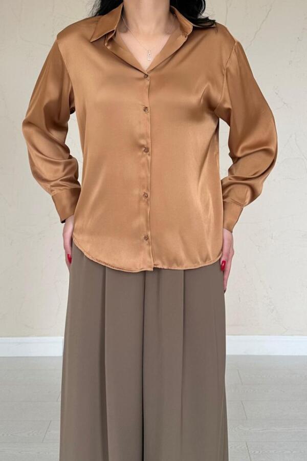 Vizon Saten Gömlek - 3