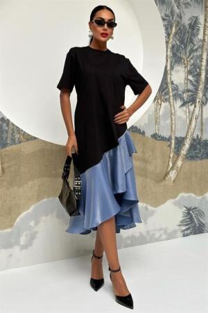 Volanlı Süprem Elbise 2864 - 3