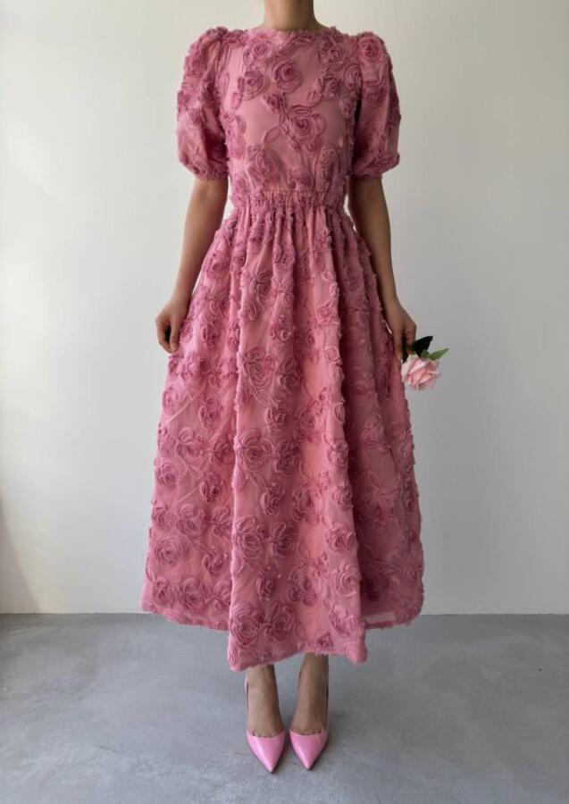 Wear Sırt Bağlama Detaylı Elbise - 2