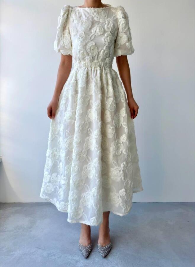 Wear Sırt Bağlama Detaylı Elbise - 2