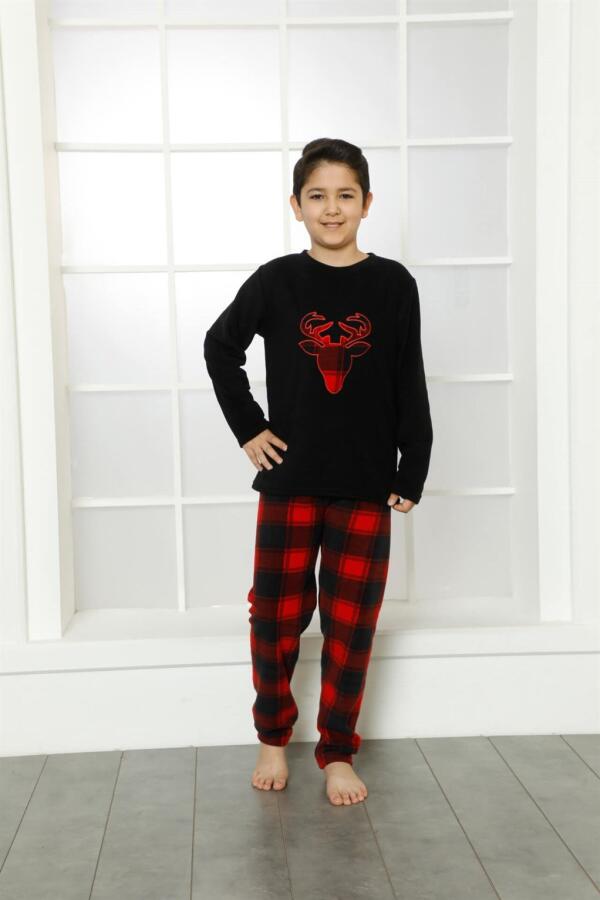 Angelino WelSoft Polar Çocuk Pijama Takımı 4634 - 4