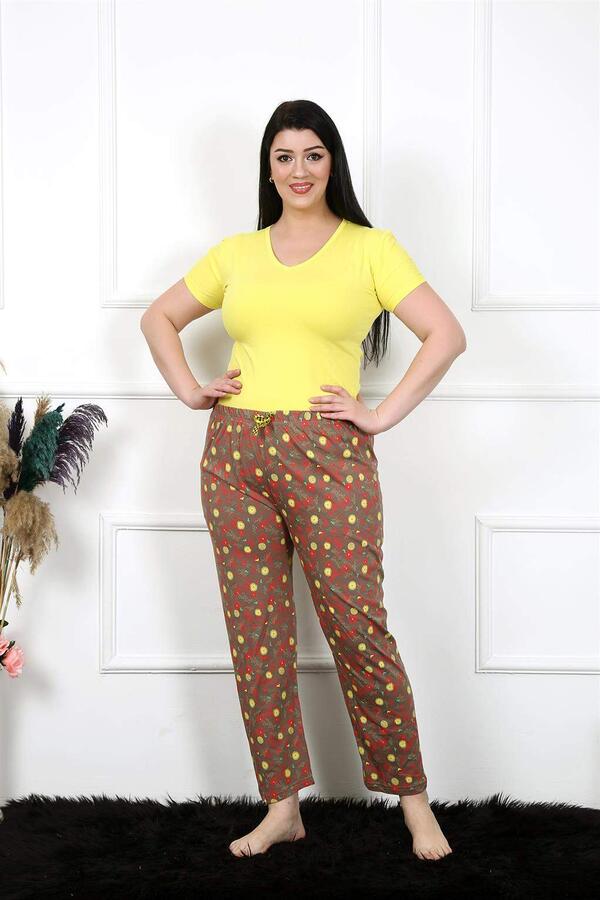 Women's Cotton Plus Size Bottom Pajamas 27470 - 1