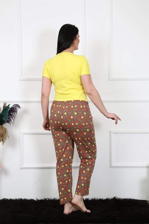 Women's Cotton Plus Size Bottom Pajamas 27470 - 4
