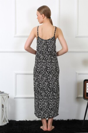 Women's Rope Strap Long Nightgown 824 - 4