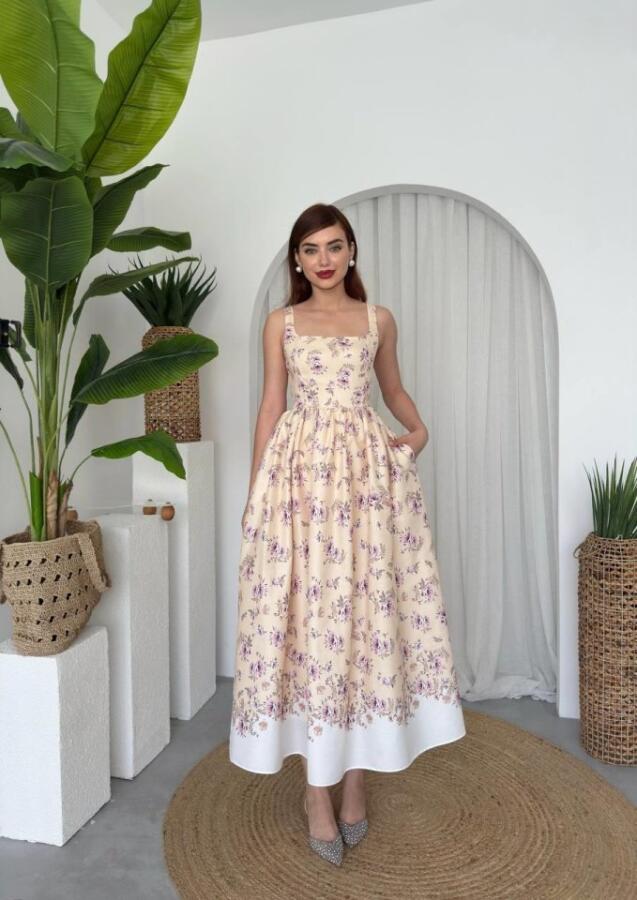 Yoa Cep Detaylı Elbise - 4