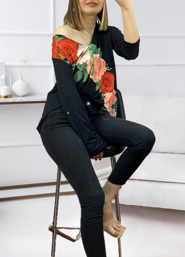 Yüksek Bel Likralı Kot Pantolon - 4